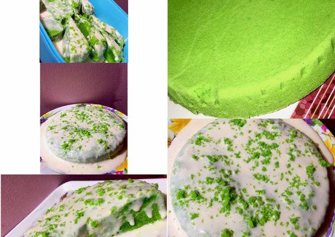 Resipi Kek Kukus Pandan Cheese Leleh Oleh Marilyn Othman Cookpad