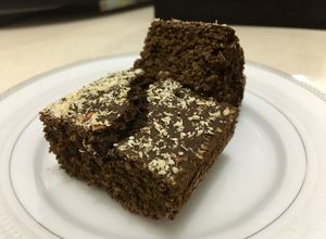 Una foto de Panqué de cacao, avena y Stevia. 🍞