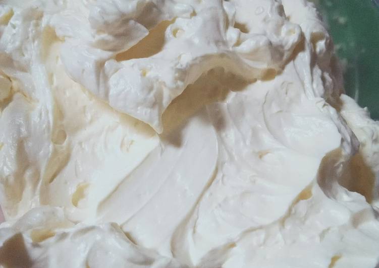 Butter cream simple
