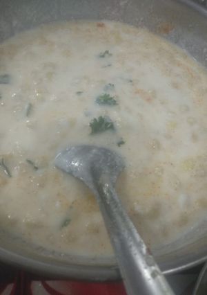 A picture of Boondi raita.