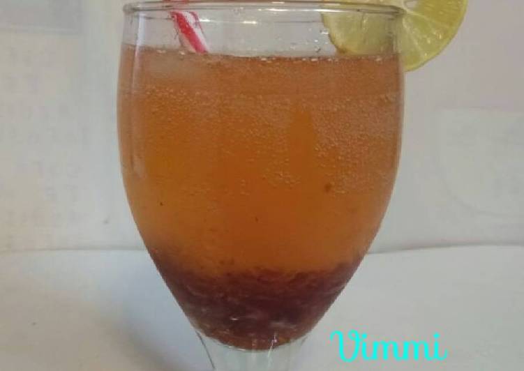 Mango strawberry mocktail