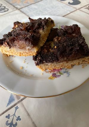 Almás-szilvás-mákos süti recept fotója