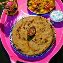 Paneer Veg Mix Masala Parathas A picture of Paneer Veg Mix Masala Parathas.