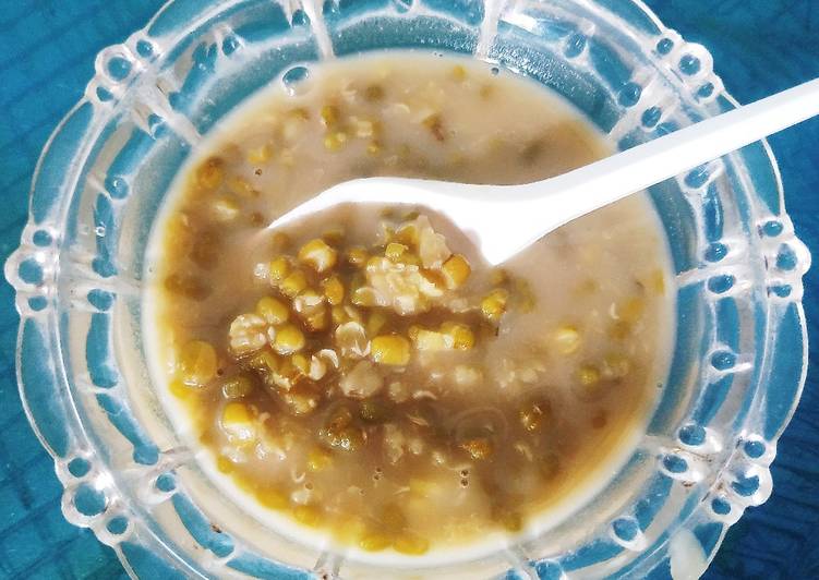 Langkah Mudah untuk mengolah Bubur kacang hijau sederhana 💚 Anti Gagal