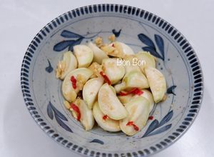 Hình của món Cà Pháo Muối Xổi.