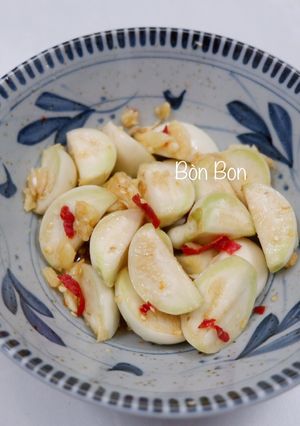 Hình của món Cà Pháo Muối Xổi.