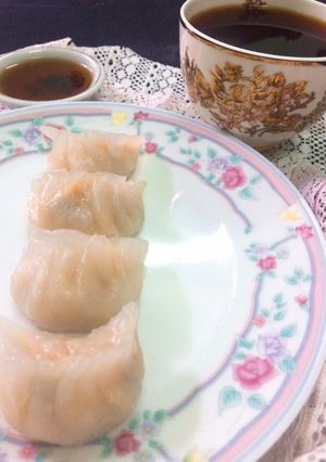 A picture of Fresh Shrimp Dumplings (Há Cảo Tôm Tươi).