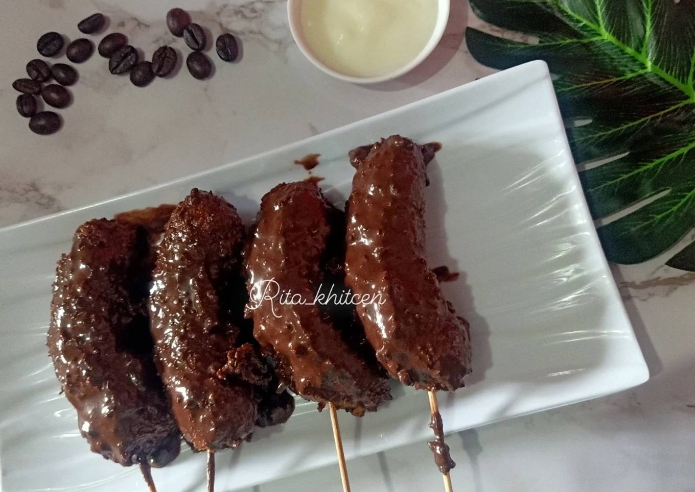 Sate pisang crunchy