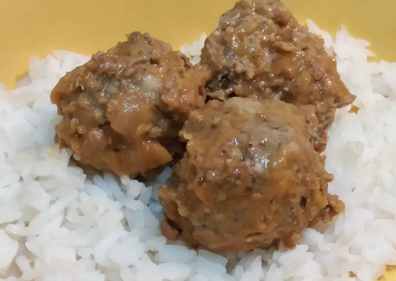 Albóndigas de gluten y proteína de soja💯💯