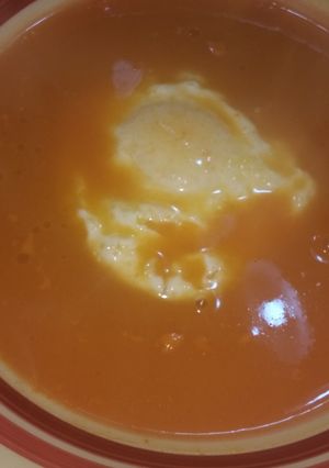 Una foto de Crema de tomates