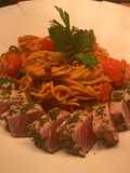 Tagliolini with seared tuna