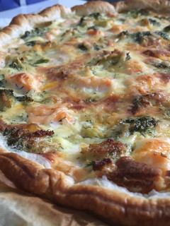 Foto principal de Quiche de salmón y brócoli