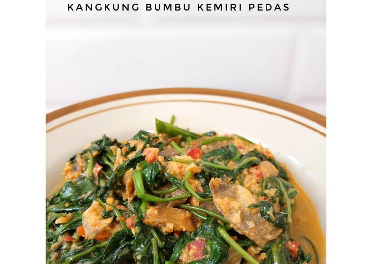 Kangkung Bumbu Kemiri Pedas