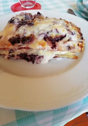 Foto di Pasticcio con radicchio e speck