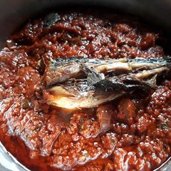 A picture of Tomato stew.