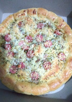Foto resep Pizza chicken garlic
