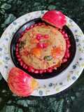 Sooji/Semolina Potato, Tomato, Carrot Upma(no onion garlic)