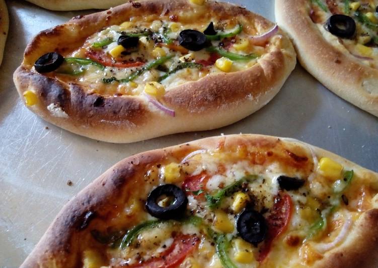 Recipe of Perfect Pizza Boats#Baking contest