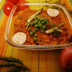 A picture of Keema matar.