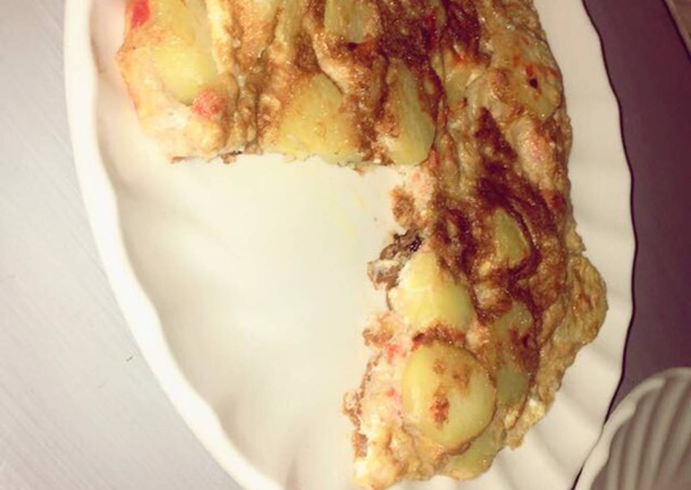 Potatoes pizza