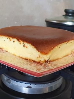 Una foto de Tarta keto de queso fresco de cabra