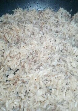 صورة لوصفة رز باللحمة المفرومة
