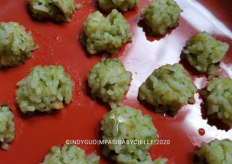 Resep 75. MPASI 12+ Nasi Kepal / Sushi Kakap Kale Tofu Snack Anti GTM, Bikin Ngiler