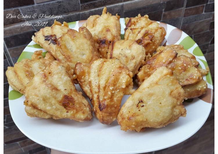 Pisang Goreng Wijen Kriuk