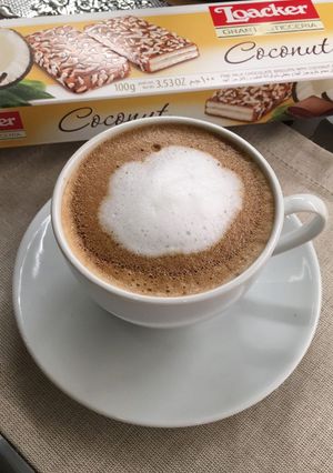 صورة لوصفة كابتشينو منزلي