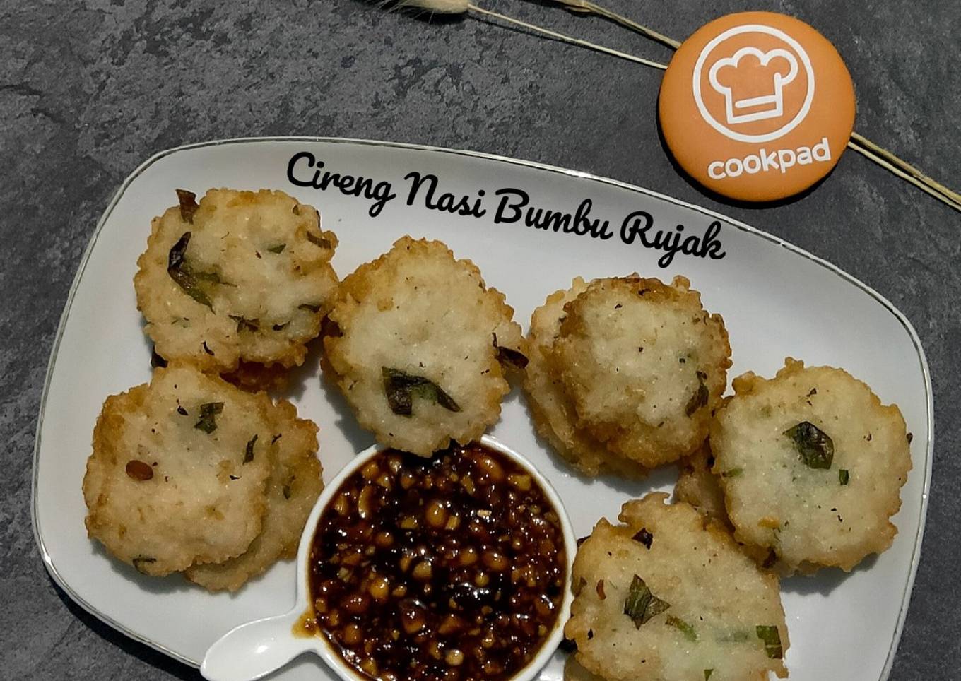 Cireng Nasi Bumbu Rujak