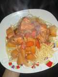 Pollo Guisado con Spaghetti🔥