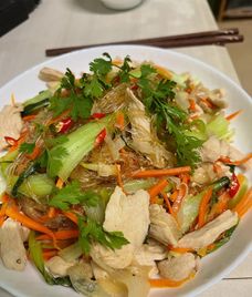 cải thìa xào xì dầu