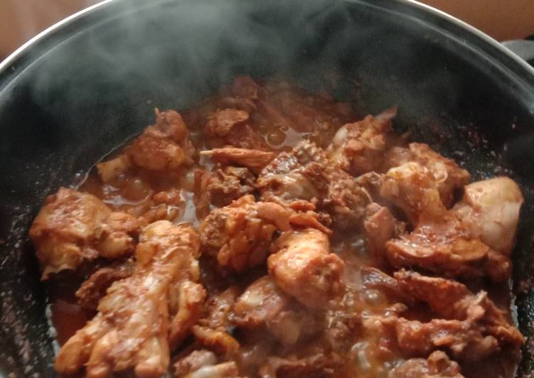 Chicken ghee roast