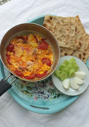 عکسی از دستور املت گوجه