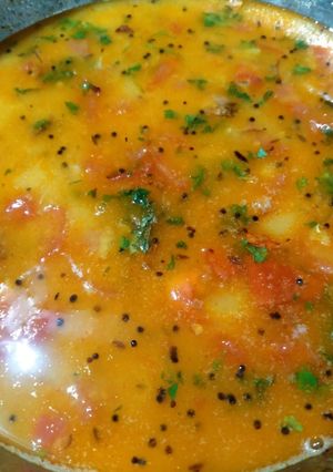 A picture of Tuvar dal tadka.
