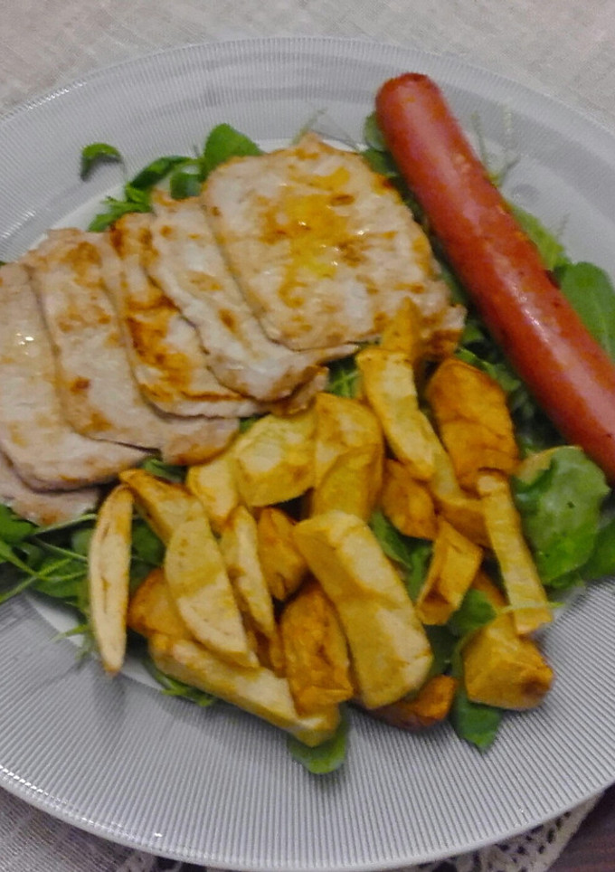 Una foto de Parrillada de pollo