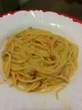 Macarronada com molho de calabresa