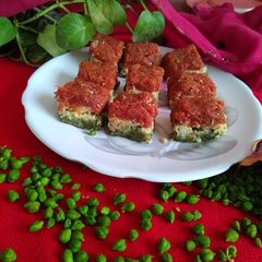 A picture of Tricolor burfi.