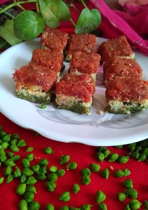 A picture of Tricolor burfi.