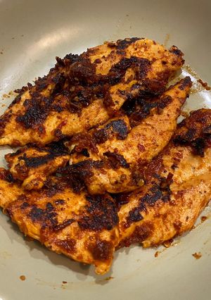 Foto resep Dada Ayam Bakar Teflon (Hi-Protein)