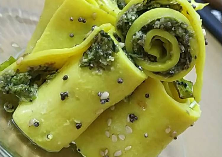 How to Make Any-night-of-the-week Stuffed khandavi | This is Recipe So Yummy You Must Try Now !!