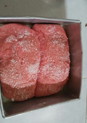Foto resep Roti tawar stroberi