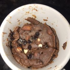Mug Brownie-2 mins Brownie in microwave A picture of Mug Brownie-2 mins Brownie in microwave.