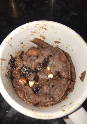 A picture of Mug Brownie-2 mins Brownie in microwave.