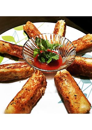 A picture of Bread Chicken Fritters.
