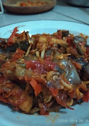 Foto resep Balado Terong dan teri