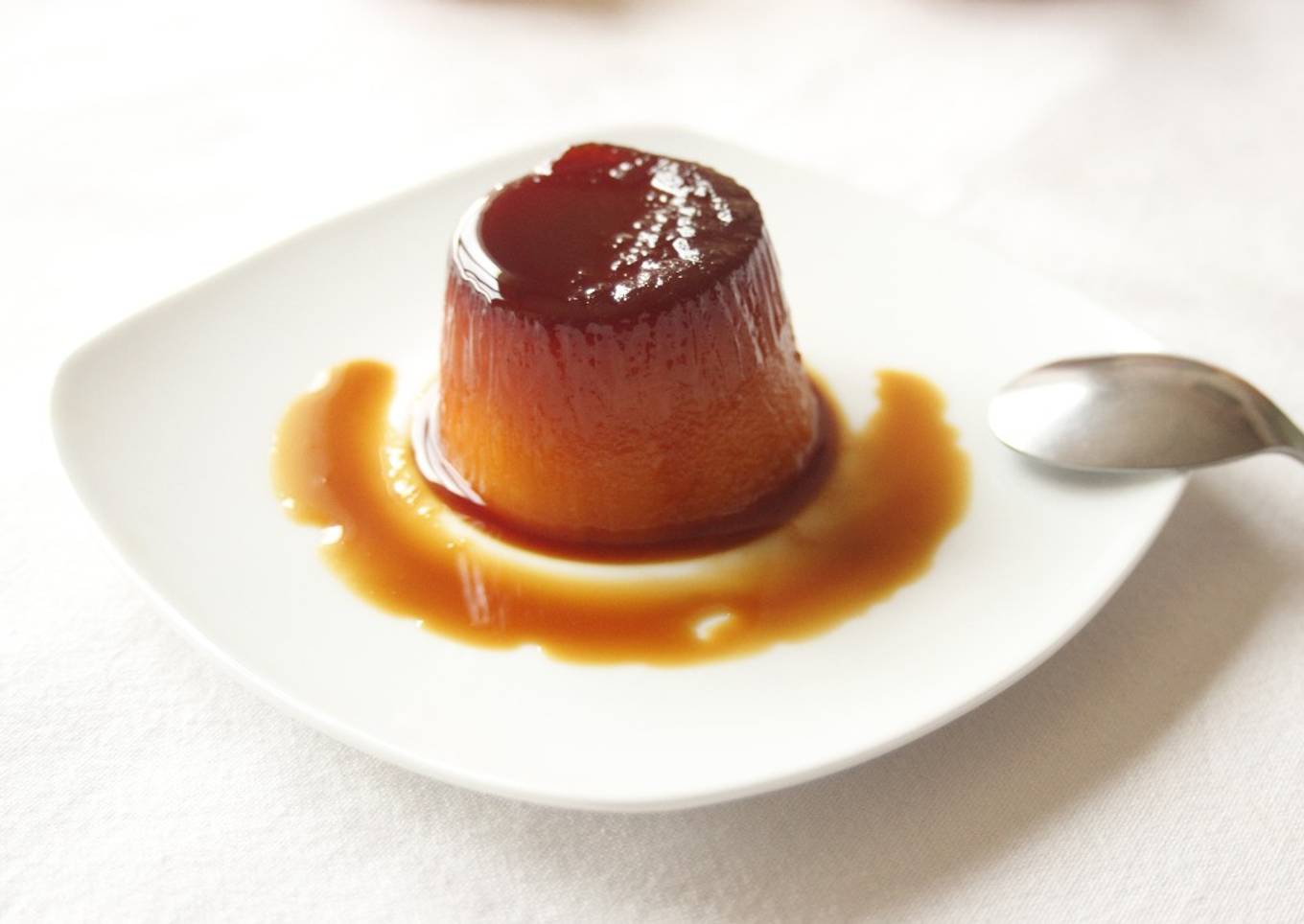 Flan de calabaza y manzana