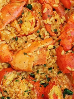 Una foto de Paella de Bogavante