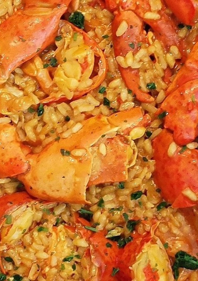 Una foto de Paella de Bogavante