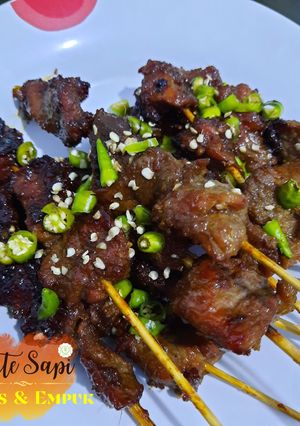 Foto resep 143. Sate Sapi Manis Empuk